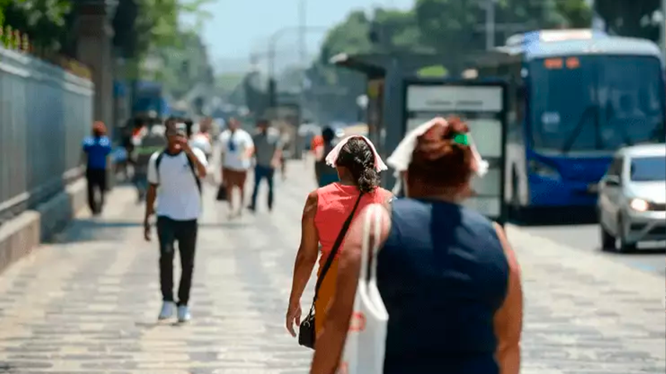 Zona Oeste do Rio registra sensação térmica de 51º graus