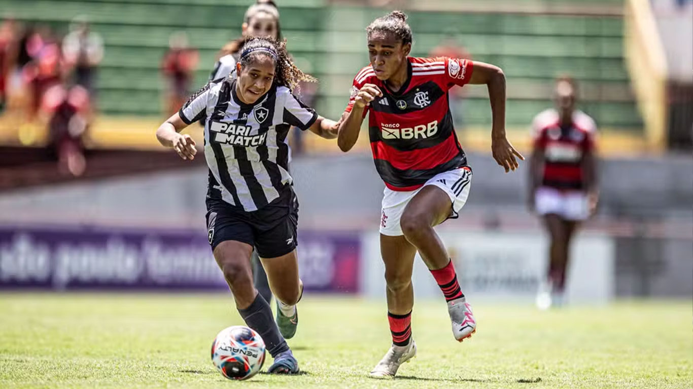 Copinha Feminina: Flamengo vence Botafogo por 2 a 0 e conquista primeiro título da competição