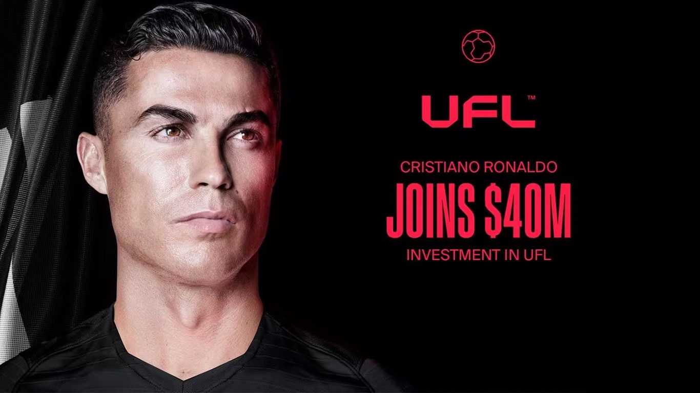 Cristiano Ronaldo se torna investidor do Ultimate Football League