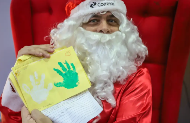 Ação do Papai Noel dos Correios tem prazo ampliado até 20 de dezembro