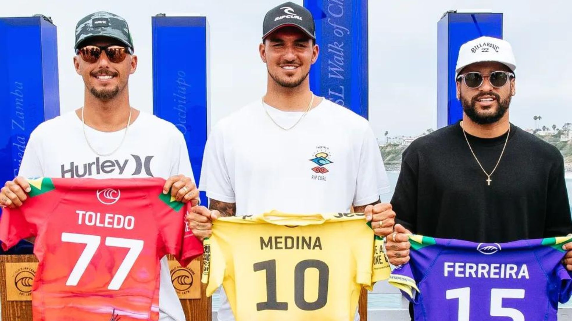 Com Filipe Toledo, Medina e Italo Ferreira, Brasil terá 11 representantes na WSL 2024