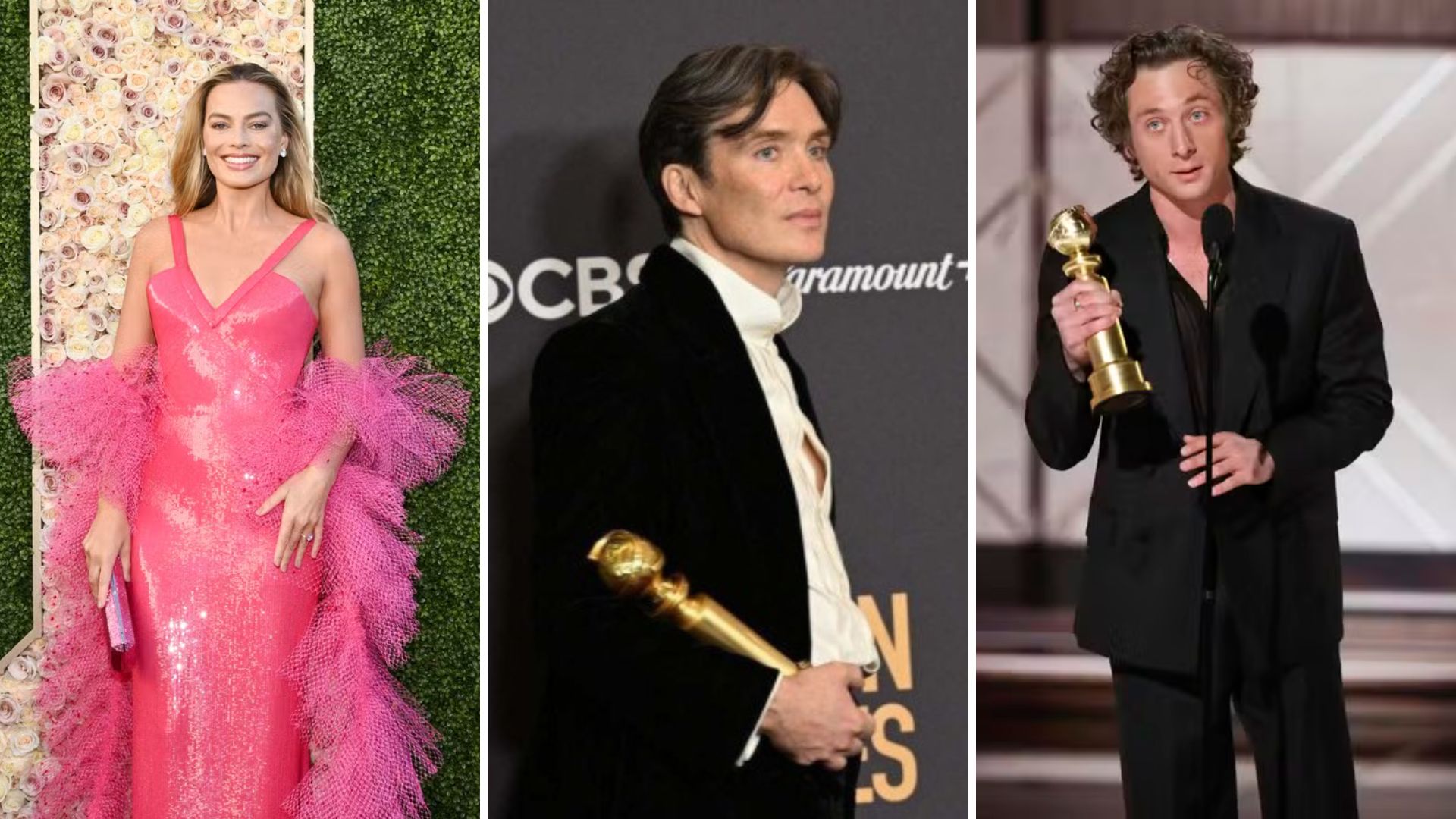 “Barbie”, “Oppenheimer” e “O Urso” estão entre os vencedores do Globo de Ouro 2024