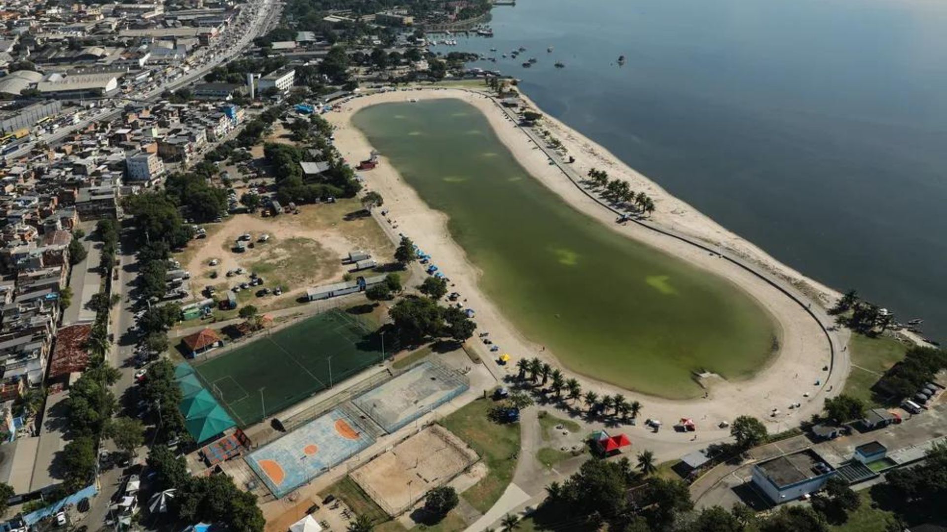 Inea diz que larvas encontradas no Piscinão de Ramos não traz riscos para a saúde humana