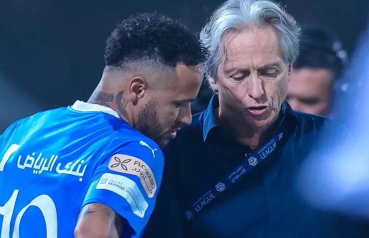 Jorge Jesus diz que Neymar não tem a mesma paixão pelo futebol como Cristiano Ronaldo