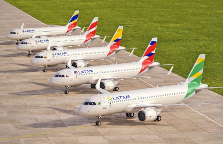 Latam terá aeronaves nas cores nacionais