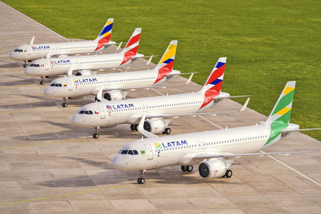 Latam terá aeronaves nas cores nacionais