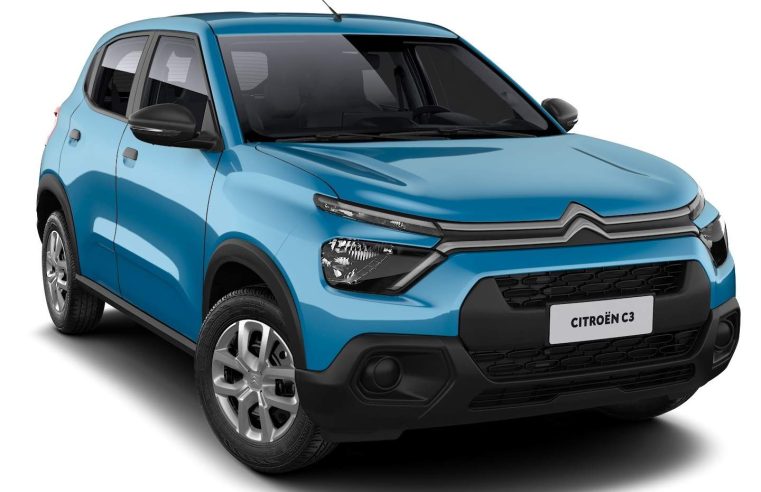 Citroën C3 2024 é o carro mais barato do Brasil. Preço chega a R$ 67.990 