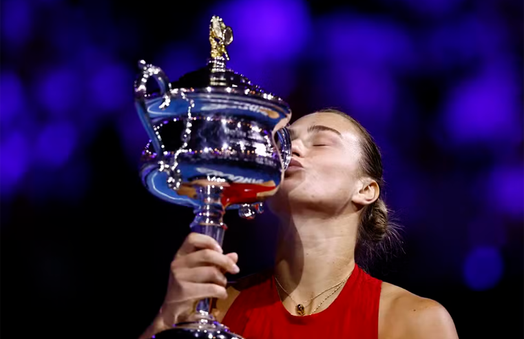 Zabalenka garante o bicampeonato do Australian Open e o 2º lugar no ranking da WTA