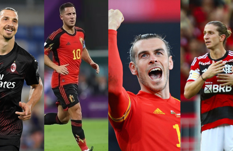 Ibra, Hazard, Bale, Filipe Luís e muitos outros aposentaram as chuteiras em 2023