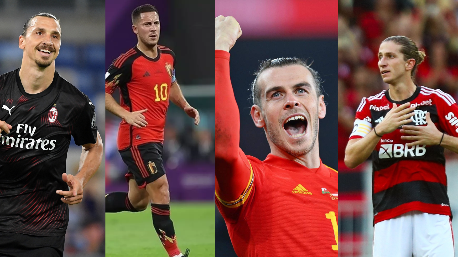 Ibra, Hazard, Bale, Filipe Luís e muitos outros aposentaram as chuteiras em 2023