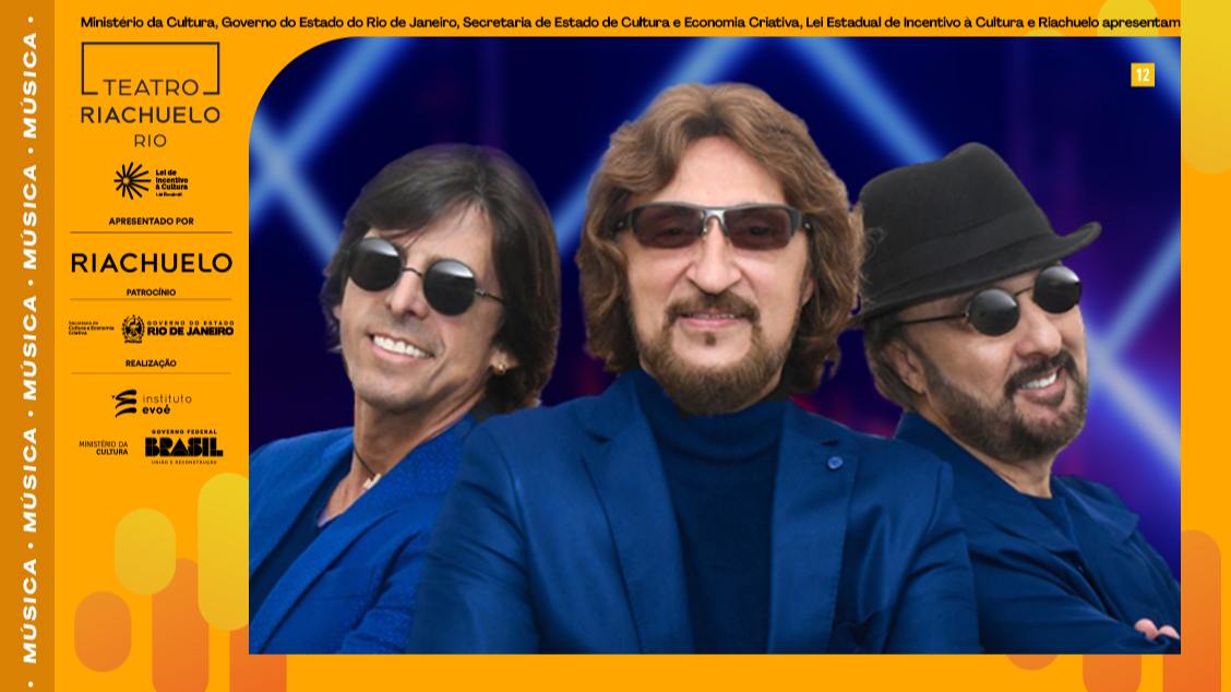 ‘Bee Gees Alive’ acontece dia 23 de fevereiro no Teatro Riachuelo