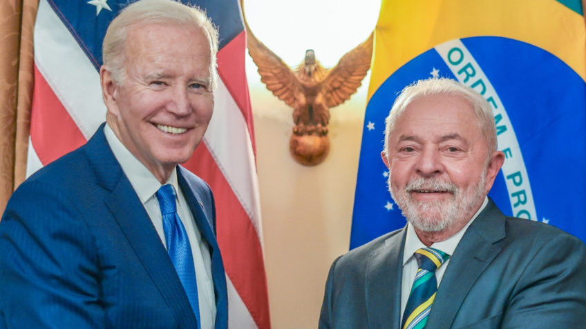 Lula convida Joe Biden para uma visita ao Brasil