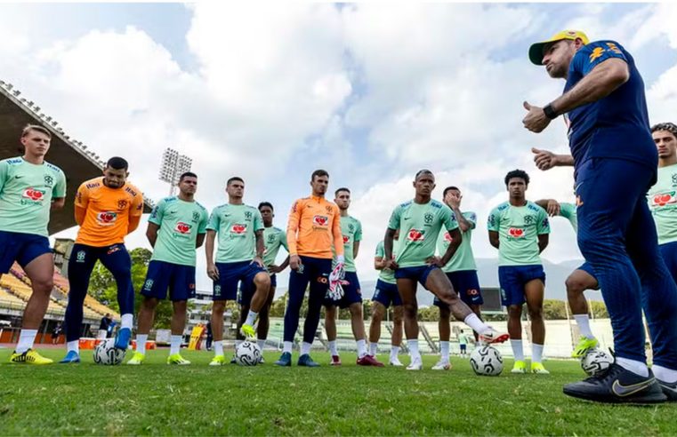 Brasil enfrenta o Paraguai na fase final do torneio Pré-Olímpico