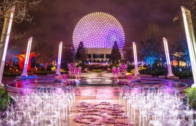 Novo espaço para cerimônias no Epcot é anunciado para casamento na Disney