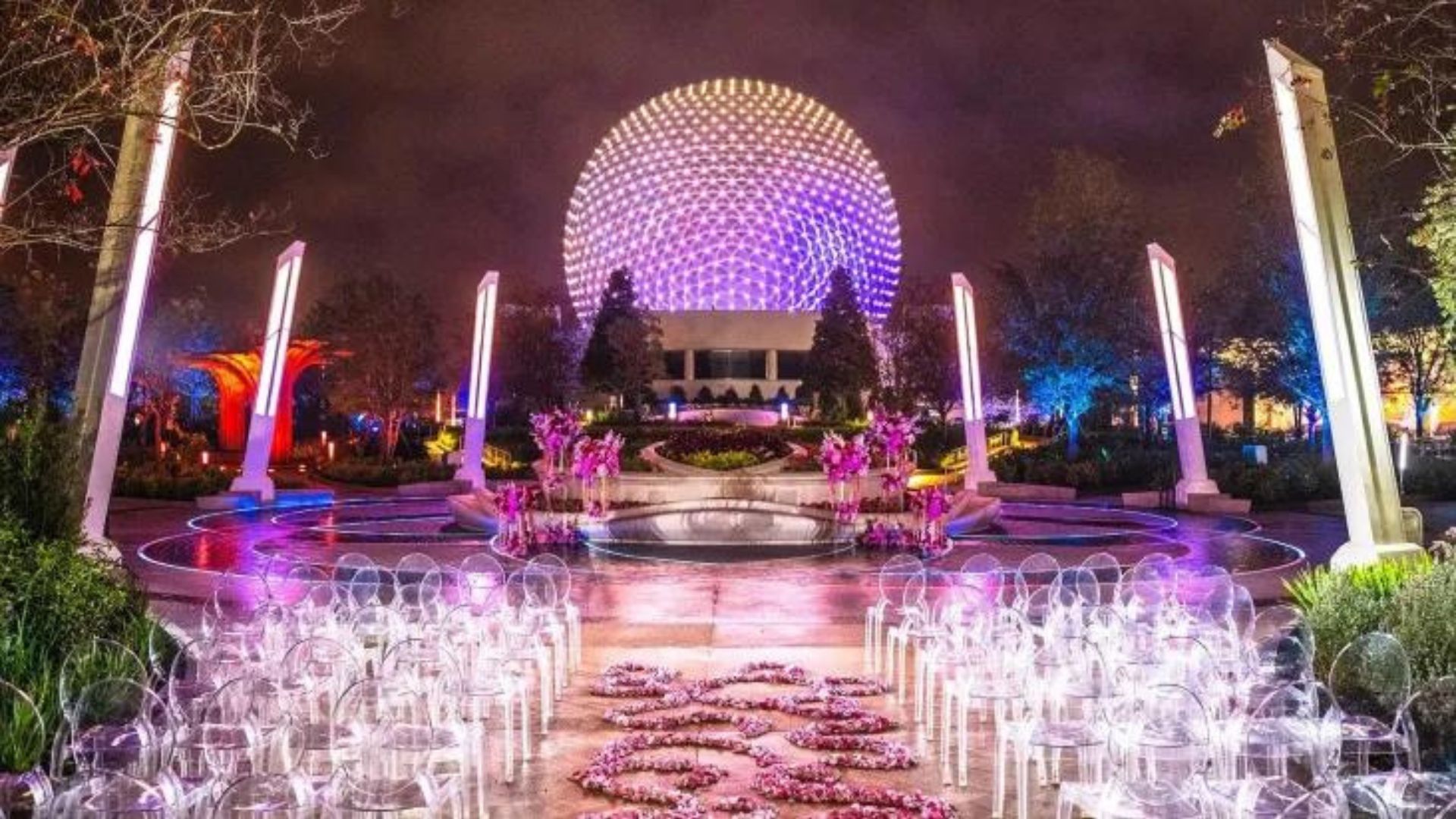 Novo espaço para cerimônias no Epcot é anunciado para casamento na Disney