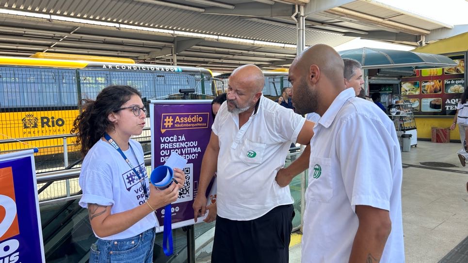 Rio Ônibus lança plataforma para combater o assédio sexual