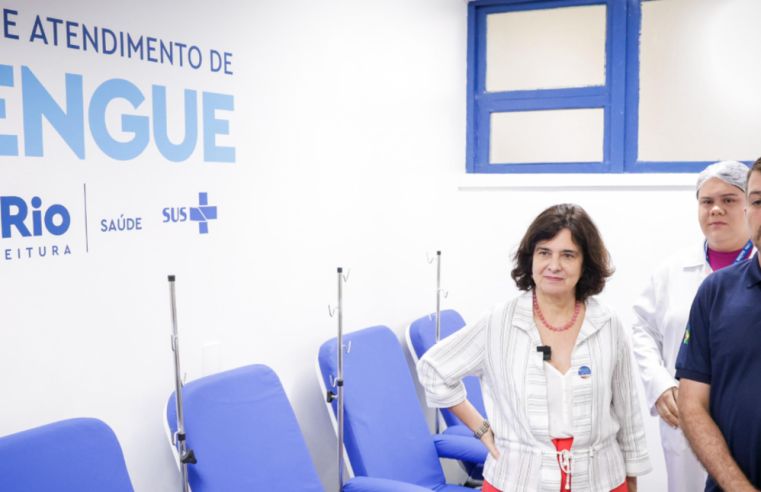 Ministra da Saúde inaugura polo contra dengue em hospital da Zona Oeste do Rio 