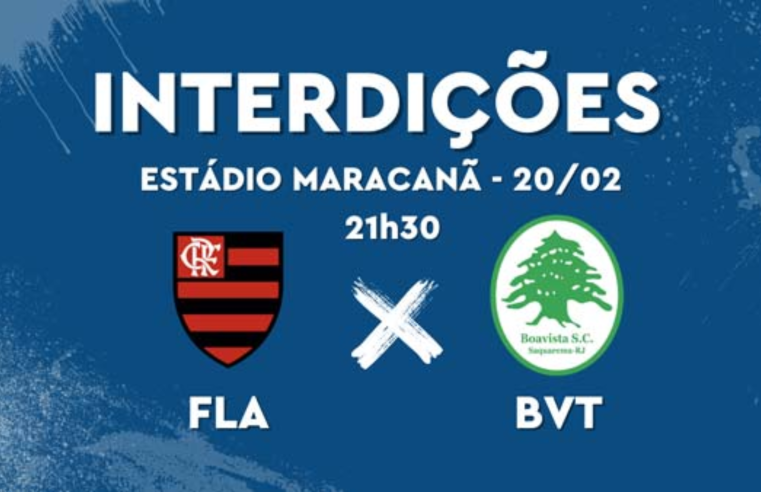 CET-Rio prepara esquema especial para Flamengo e Boavista no Maracanã nesta terça-feira