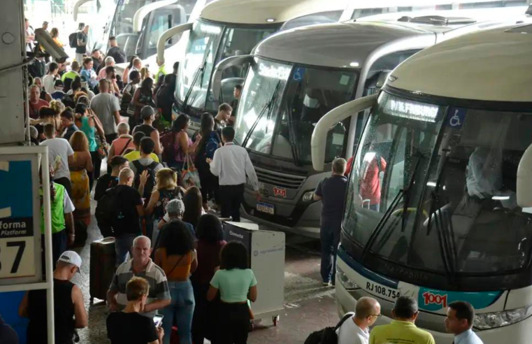 No Rio de Janeiro, 500 mil pessoas devem acessar a rodoviária no Carnaval