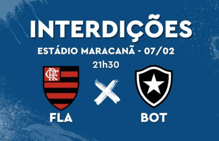 CET-Rio monta esquema de trânsito para jogo entre Flamengo e Botafogo no Maracanã