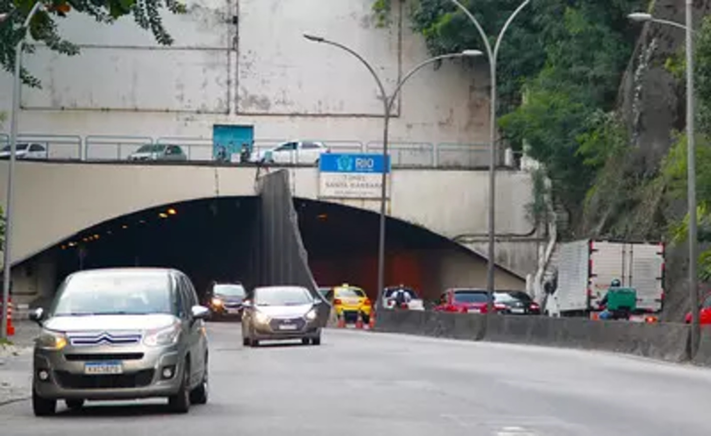 Túnel Santa Bárbara será fechado hoje (19) para obras de revitalização no sentido Laranjeiras