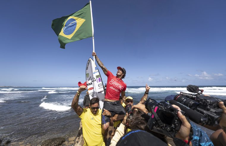 Gabriel Medina é campeão em Porto Rico e garante vaga nos jogos olímpicos