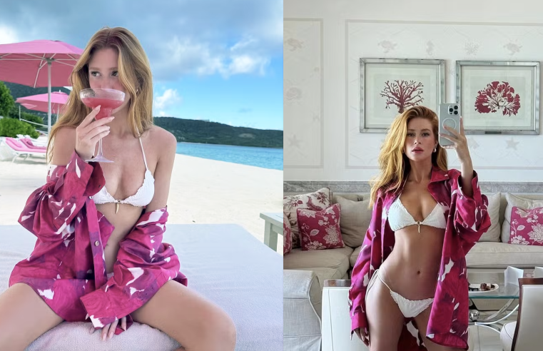 Marina Ruy Barbosa deslumbrante em viagem de luxo