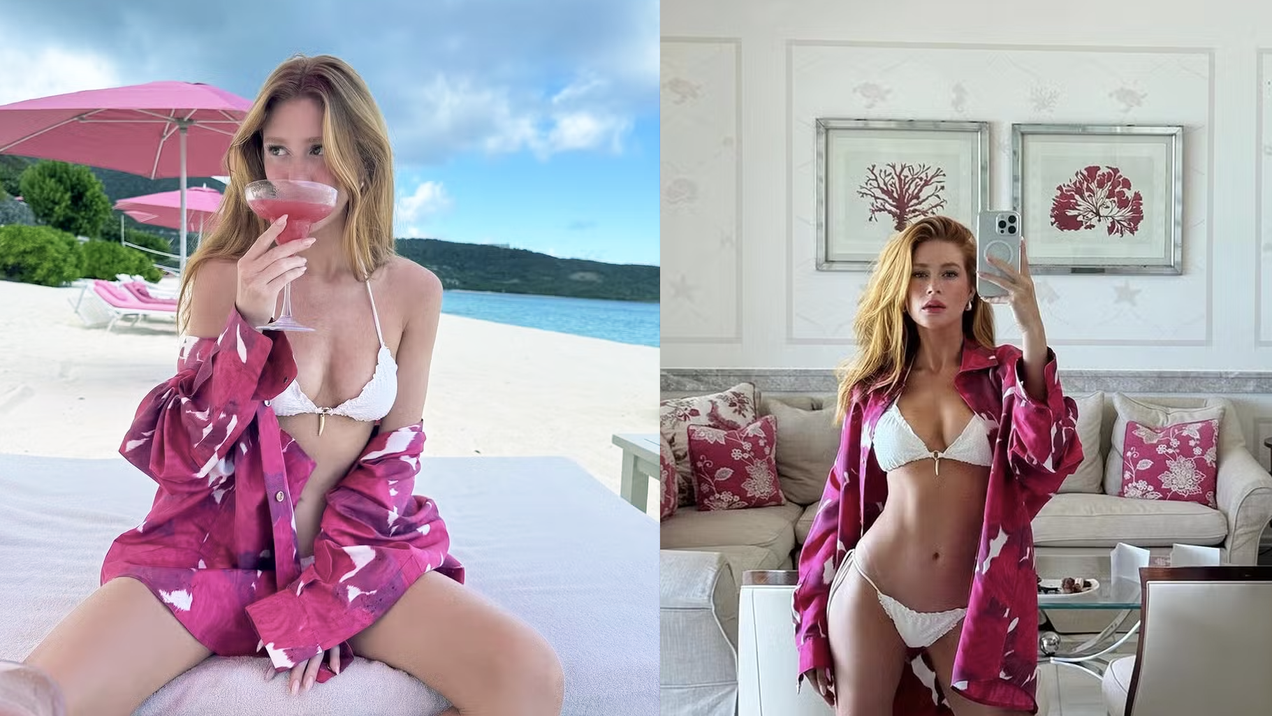 Marina Ruy Barbosa deslumbrante em viagem de luxo