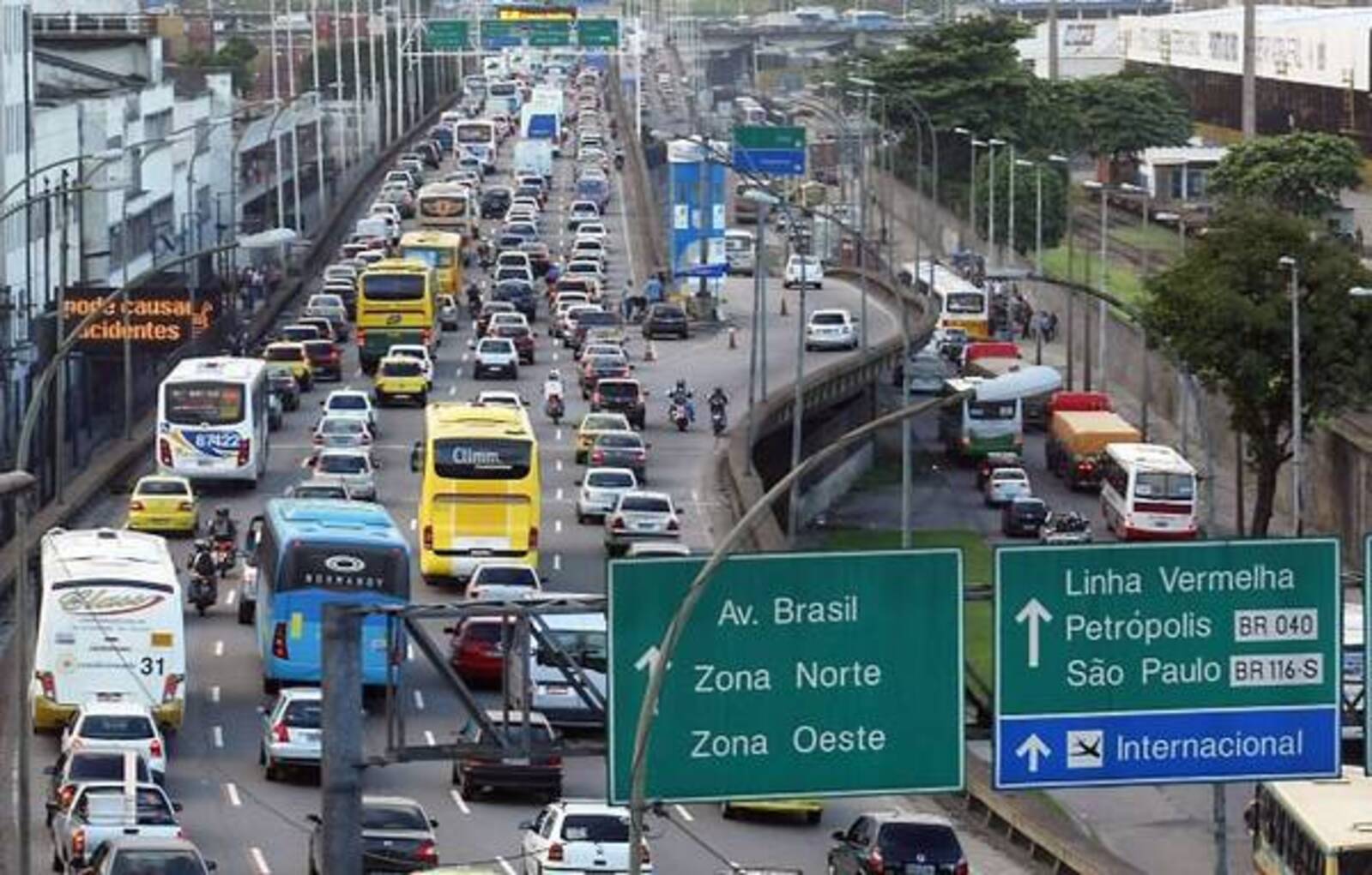 São Paulo (33º) e Rio de Janeiro (107º) estão em ranking de cidades com piores trânsitos do mundo