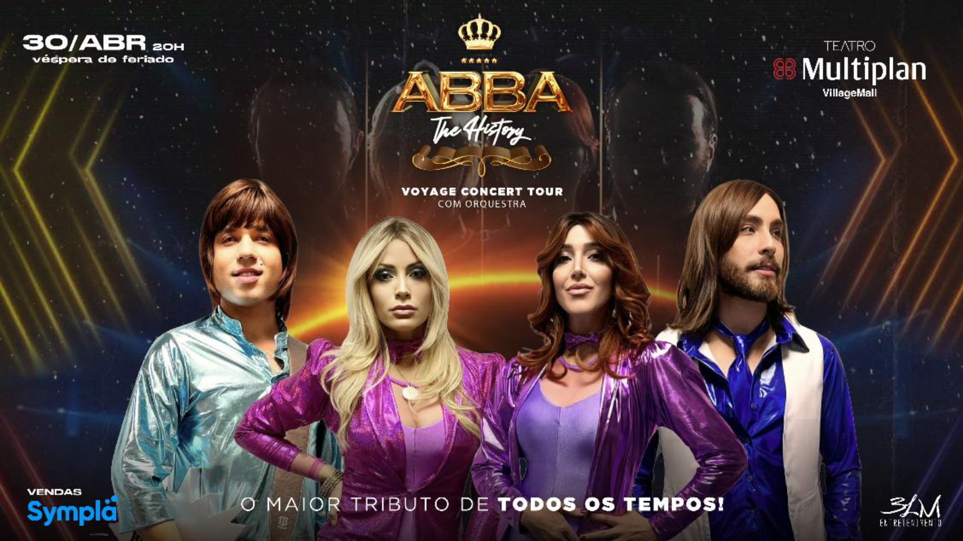 Tributo ao ABBA volta ao Rio em apresentação única na Barra da Tijuca