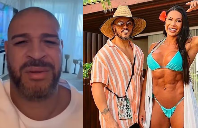 Negou! Adriano Imperador desmente suposto ménage com Belo e Gracyanne