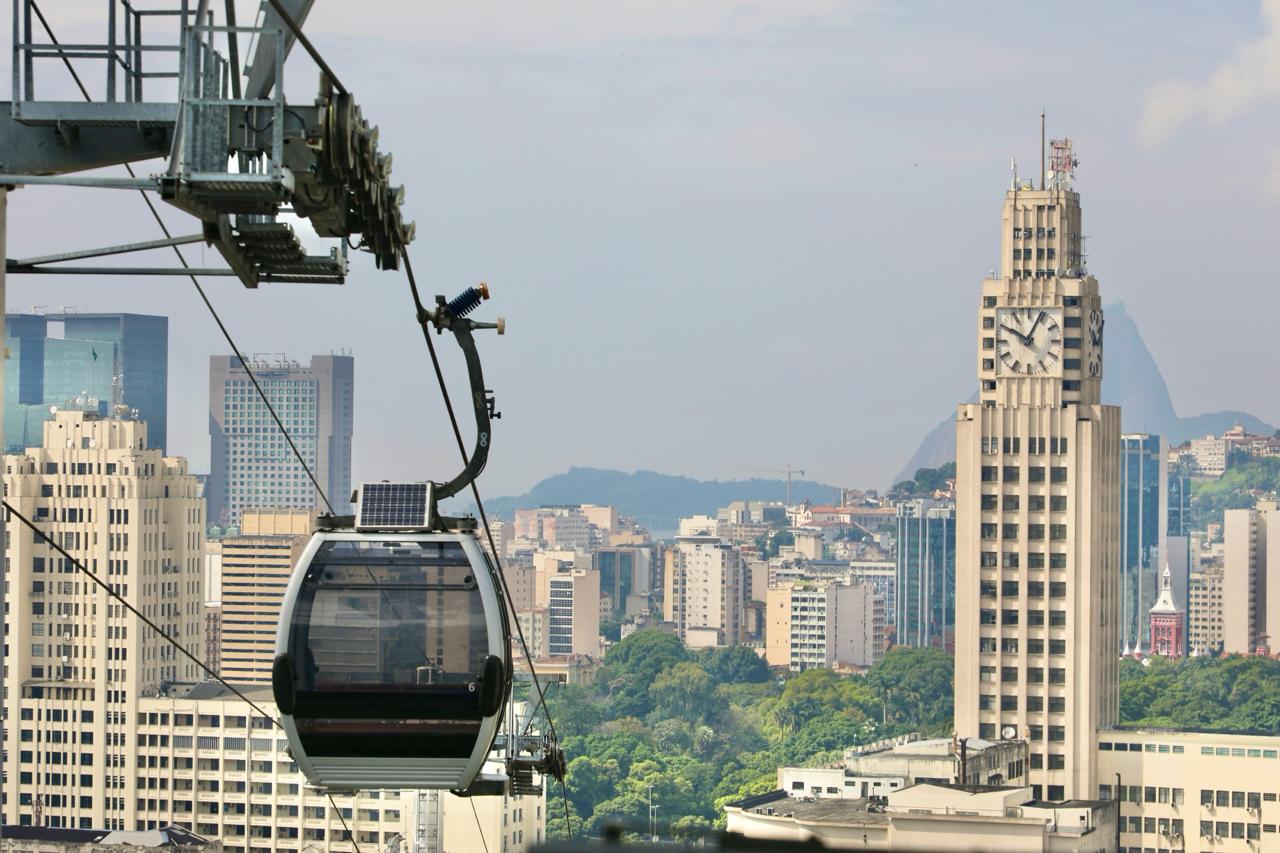 Eduardo Paes reinaugura Teleférico da Providência após sete anos fora de operação