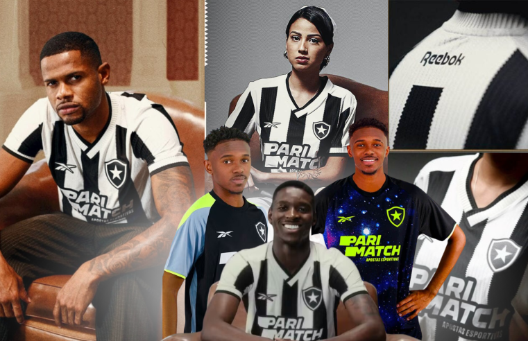 Botafogo lança novo uniforme com pegada retrô para temporada