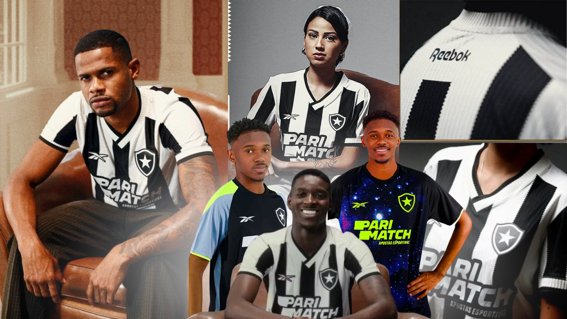 Botafogo lança novo uniforme com pegada retrô para temporada