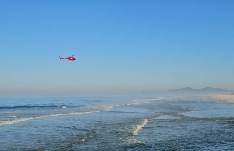 Bombeiros seguem na busca por desaparecido em acidente com moto-aquática na Barra