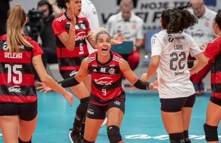 Sesc-Flamengo enfrenta Praia Clube, nesta segunda-feira (8), pela semifinal da SuperLiga Feminina