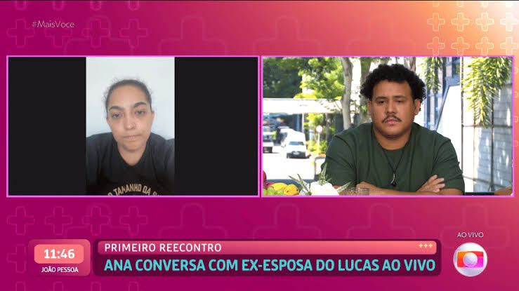 BBB24: Buda reencontra ex-mulher ao vivo durante ‘Mais Você’