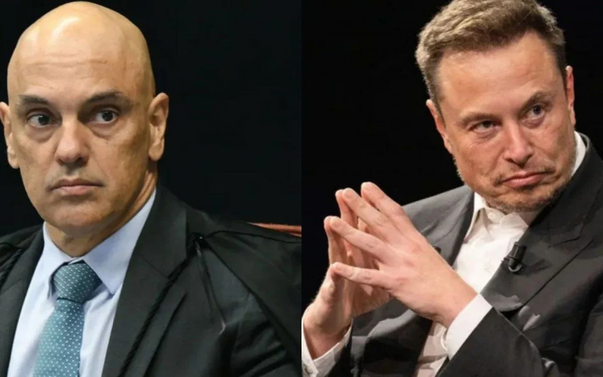 Elon Musk volta a atacar Alexandre Moraes e acusa ministro de ser ‘ditador brutal’