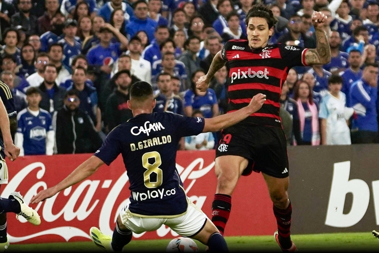 Mesmo com um a mais em campo, Flamengo empata em 1 x 1 com o Millonarios