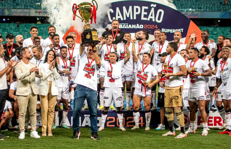 Vitória empata clássico com Bahia em 1×1 e conquista Campeonato Baiano após sete anos
