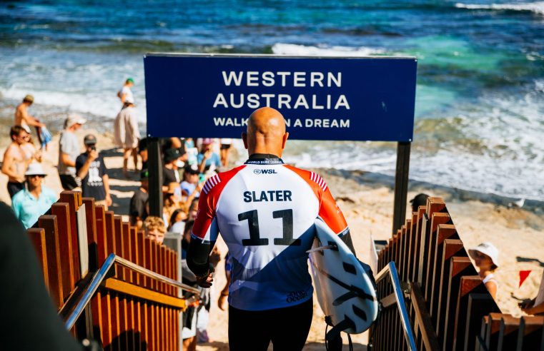 WSL: ‘Parece o fim’, diz Slater após ser eliminado em Mundial na Austrália