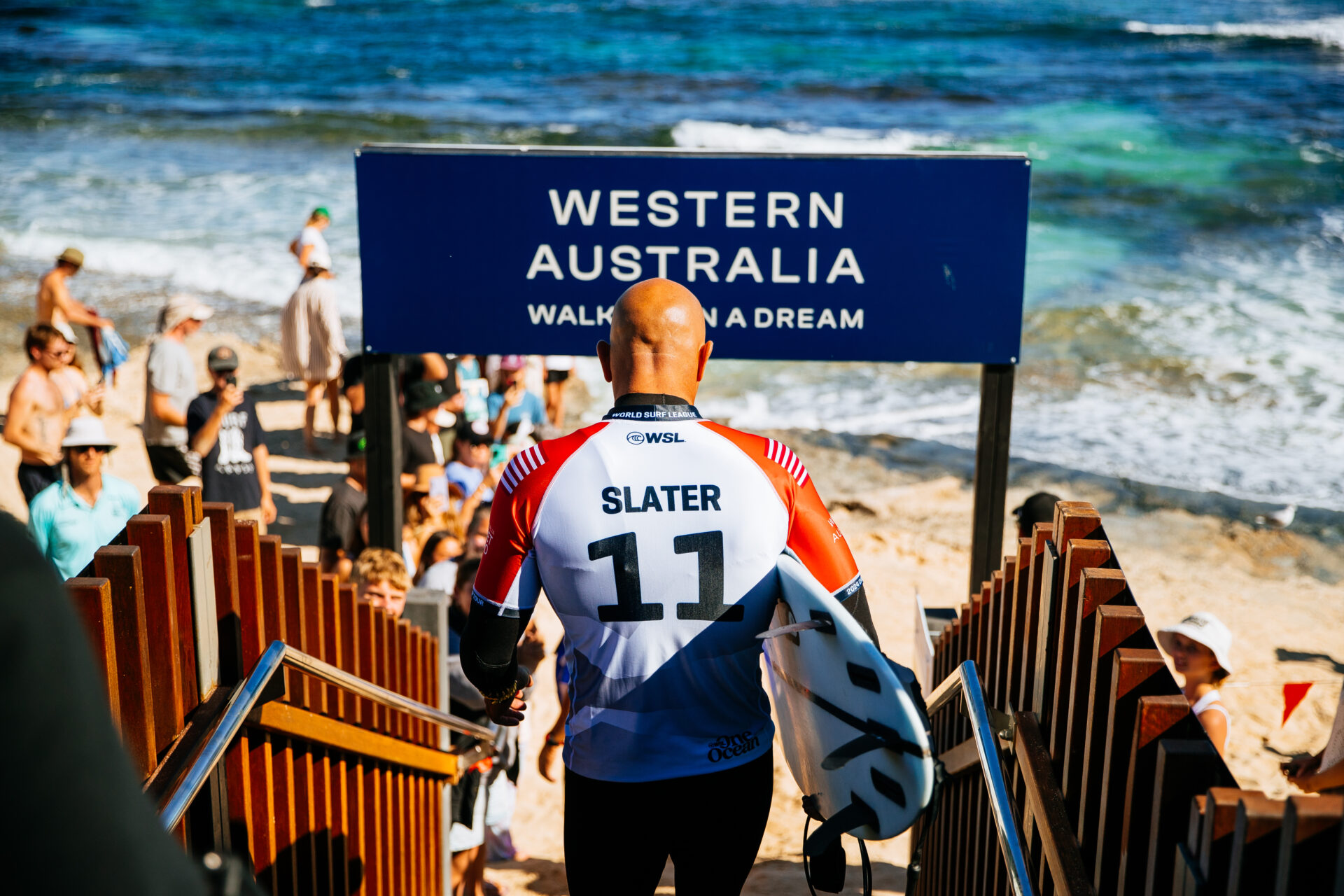 WSL: ‘Parece o fim’, diz Slater após ser eliminado em Mundial na Austrália