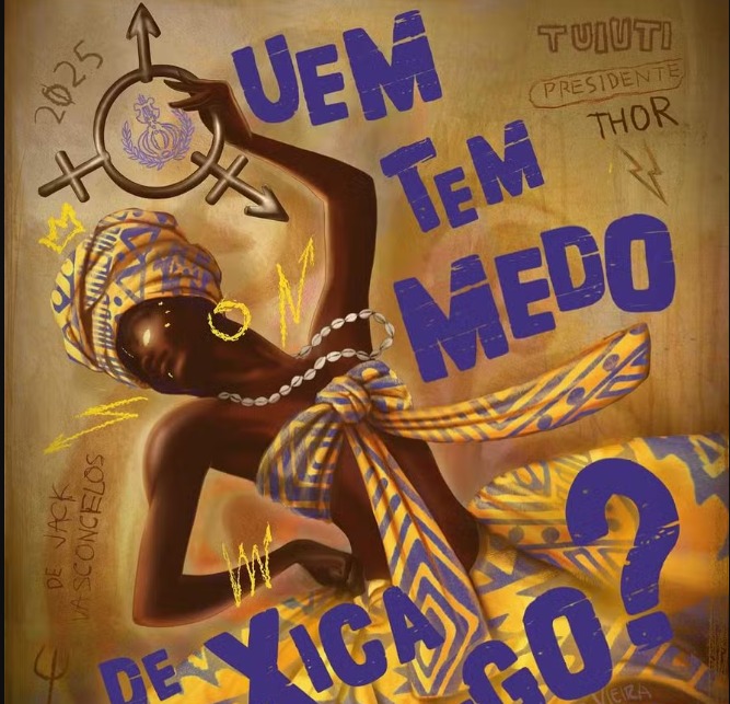 Xica Manicongo, primeira travesti do Brasil, será enredo da Paraíso do Tuiuti