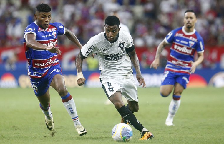 Com gol de Danilo Barbosa, Botafogo empata em 1 a 1 com Fortaleza durante partida equilibrada