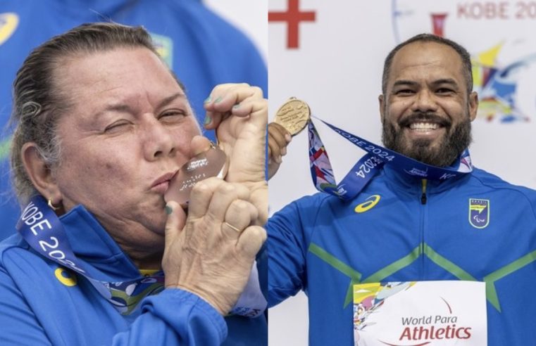 Brasil conquista mais dois ouros e uma prata no Mundial de Atletismo Paralímpico