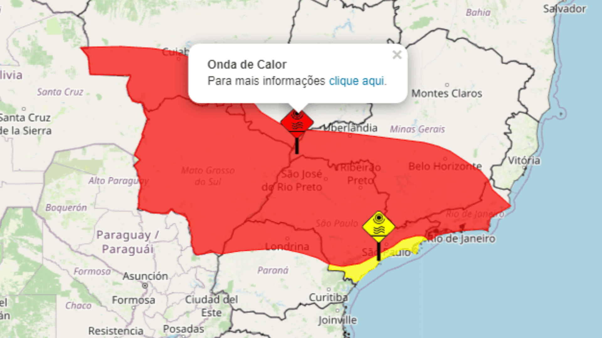 Onda de calor: Inmet emite alerta vermelho para 7 estados do Brasil