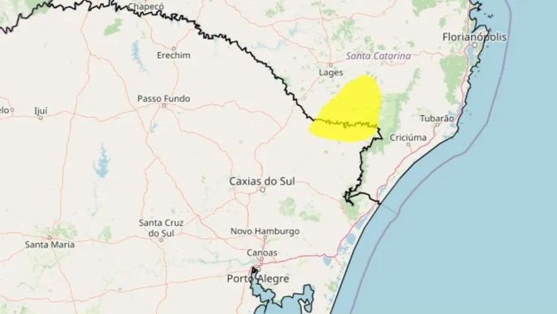 INMET alerta para possível neve no Rio Grande do Sul e Santa Catarina