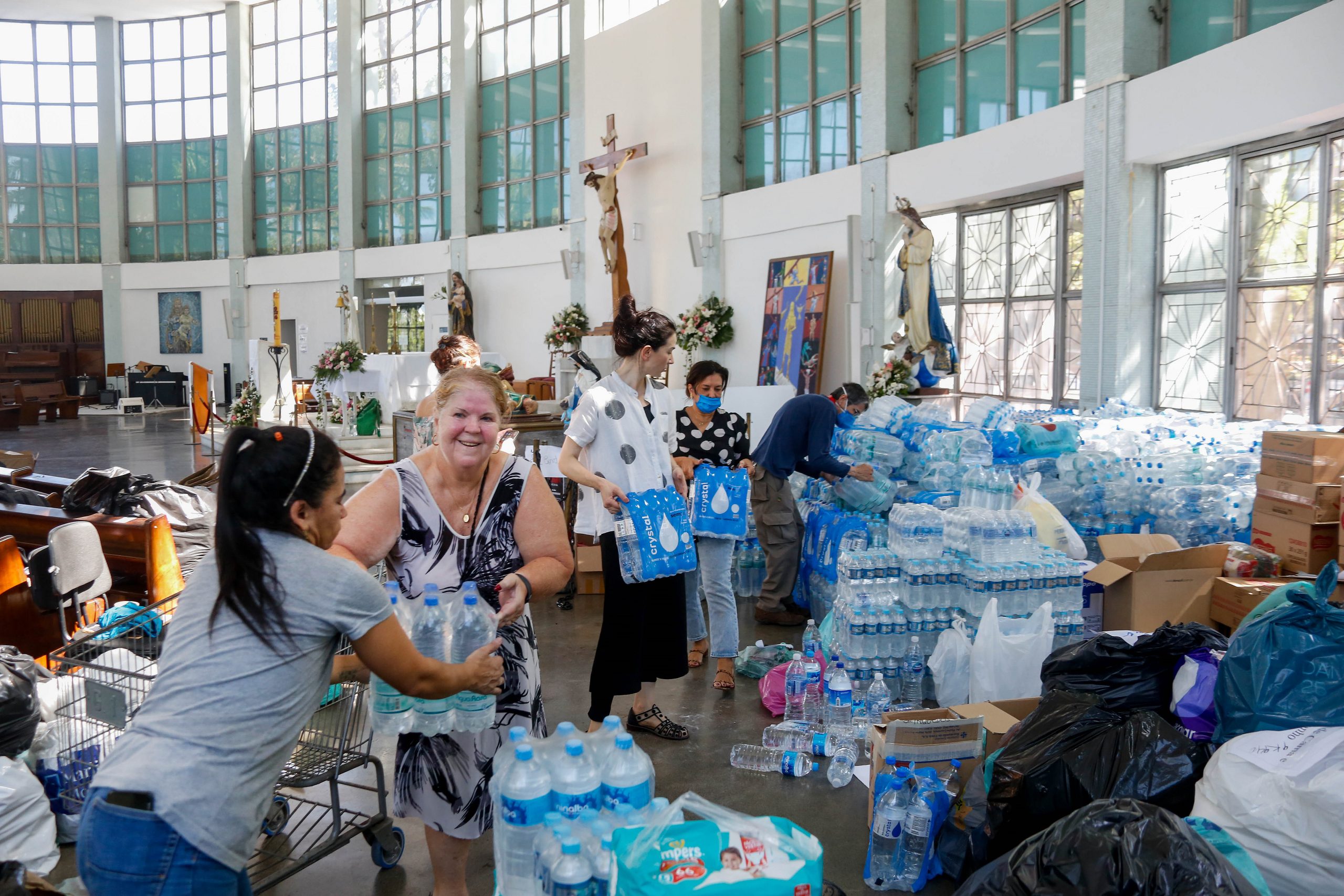 Santuário Cristo Redentor arrecada mais de 15 toneladas em doações para vítimas do Rio Grande do Sul