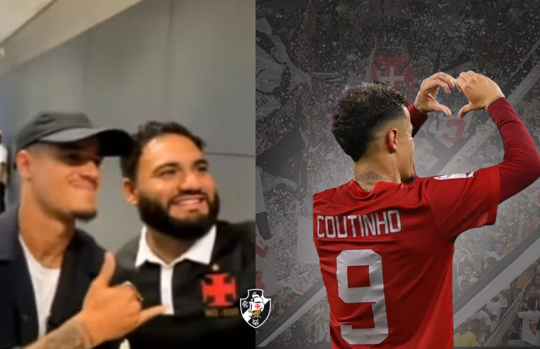 Philippe Coutinho chega ao Brasil e diz estar pronto para negociar com Vasco da Gama