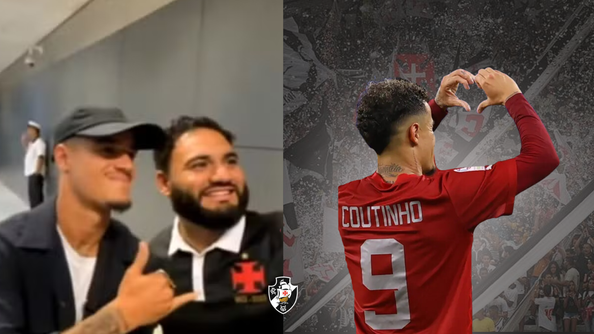 Philippe Coutinho chega ao Brasil e diz estar pronto para negociar com Vasco da Gama